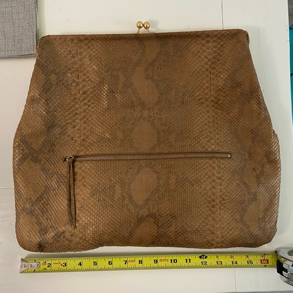 Never Used - Devi Kroell Oversized Python Purse B… - image 1